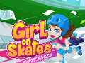 Jogo Menina sobre patins: Chama de papel online