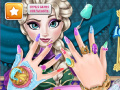 Jogo Spa de Unhas da Rainha do Gelo online