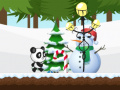 Jogo Corrida do Panda de Natal online