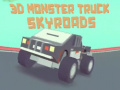 Jogo 3D Monster Truck Skyroads online