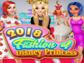 Jogo Moda das Princesas Disney 2018 online