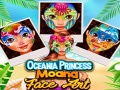 Jogo Arte facial da princesa Moana da Oceânia online