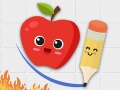 Jogo Fuga de Frutas: Desenhar Linha online