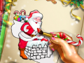 Jogo Coloração de Natal do Papai Noel online