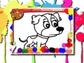 Jogo Livro de Colorir Cães online