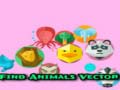 Jogo Encontrar Animais Vetoriais online