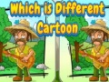 Jogo Qual é o desenho animado diferente online