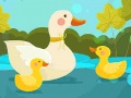 Jogo Mãe Pato e Patinhos Quebra-Cabeça online