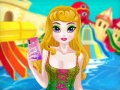 Jogo Princesa Tropical e Princesa Rosa Mosqueta Costuram Roupa de Banho online