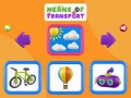 Jogo Meios de transporte online