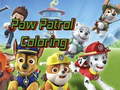 Jogo Coloração Patrulha Canina online