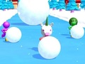 Jogo Corrida de Bola de Neve Gigante online