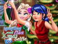 Jogo Selfie de Ladybug e Elsa no Natal online