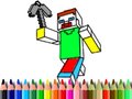 Jogo De Volta às Aulas: Colorindo Minecraft online