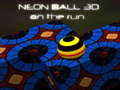 Jogo Bola Neon 3D em Movimento online