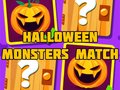 Jogo Halloween Monsters Match online