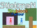 Jogo Parkour Stickman Skyblock online