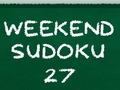 Jogo Sudoku de Fim de Semana 27 online