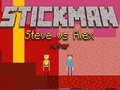 Jogo Stickman Steve vs Alex Nether online