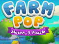 Jogo Fazenda Pop Match-3 Puzzle online