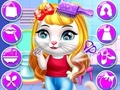 Jogo Salão de Cabelo Chic para Bebés Gatos online