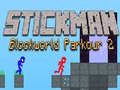 Jogo Parkour Stickman Blockworld 2 online