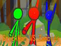 Jogo StickMan Irmãos Vs Zumbis online