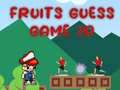 Jogo Jogo Adivinha as Frutas2D online