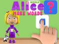 Jogo Mundo da Alice: Crie Palavras online