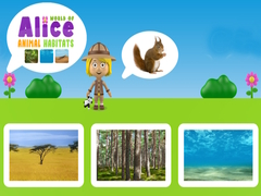 Jogo Mundo do Habitat Animal de Alice online