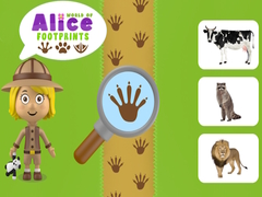 Jogo Mundo das Pegadas da Alice online