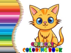 Jogo Livro de Colorir de Gatos Fofo online