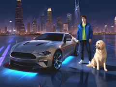 Jogo Motorista de Mustang na Cidade online