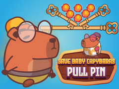 Jogo Salve os filhotes de capivara Pull Pin online