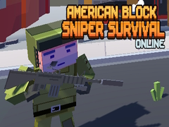 Jogo Sobrevivência Online do Sniper Americano em Blocos online