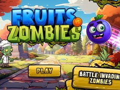 Jogo Frutas vs Zumbis online