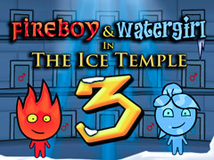 Jogo Fireboy e Watergirl 3: O Templo de Gelo online