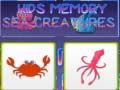 Jogo Memória das Crianças Criaturas Marinhas online