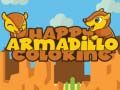 Jogo Colorindo o tatu feliz online