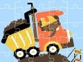 Jogo Quebra-cabeça de caminhões basculantes online