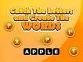 Jogo Pegue as letras e crie as palavras online