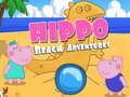 Jogo Aventuras na Praia com o Hipopótamo online