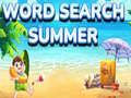 Jogo Caça-Palavras Verão online