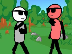 Jogo Gun Stickman- Menos lutando online