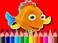 Jogo De Volta às Aulas: Livro de Colorir Peixes online