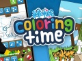 Jogo Olá crianças, é hora de colorir online