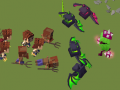 Jogo Simulador de Batalhas de Fantasia em Blocos online