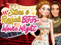 Jogo Estrelas e Reais BFFS: Noite de Cinema online