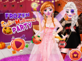Jogo Festa de Halloween das Irmãs Congeladas online