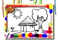 Jogo De Volta à Escola: Livro de Colorir Casa online